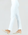 Medium Knit - Straight Leg Pant - White