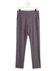 Rayon-Ponte Knit - Straight Leg Pocket Pant - Mocha