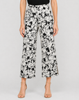 Signature Side Slit Ankle Pant - Abstract Rose - Limited Sizes