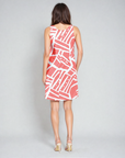 Jewel Neck Swing Dress - Stripes+Dots - Final Sale!