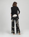 Modern Tie Front Cardigan - Black