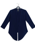 Modern Tie Front Cardigan - Navy