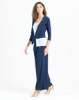 Modern Tie Front Cardigan - Navy
