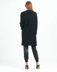 Chunky Ribbed - Modern Pocket Sweater Cardigan - Black - Final Sale!