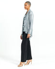 Shimmer Lamé - Cardigan & Cowl Tank Twinset - Silver - Limited Sizes XS & Med Only!
