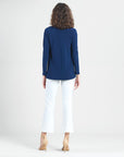 Drape Tunic Cardigan - Navy