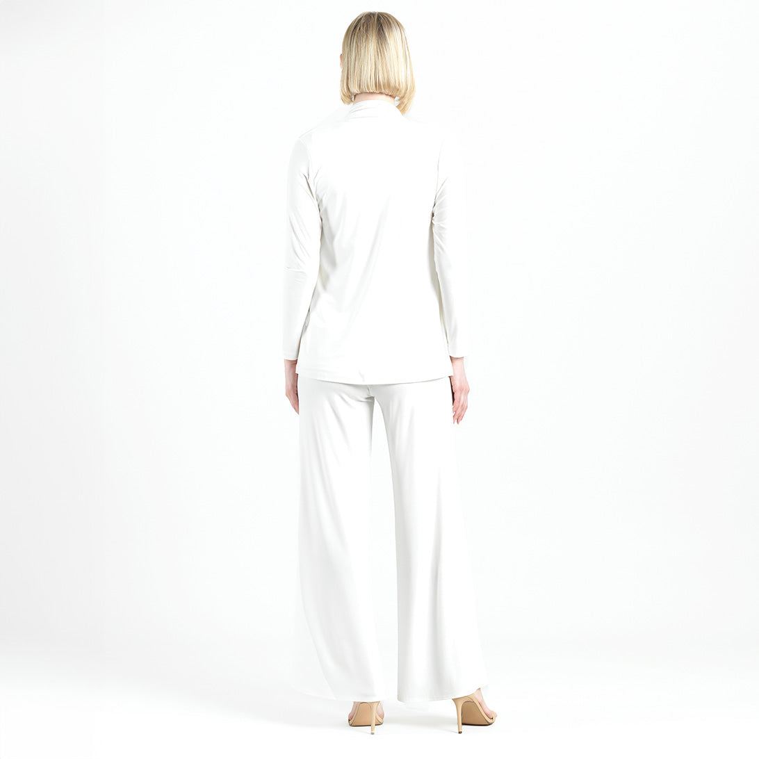 Drape Tunic Cardigan - Ivory - Limited Sizes – Clara Sunwoo