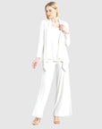 Drape Tunic Cardigan - Ivory