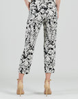 Jogger Pocket Capri - Abstract Rose