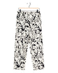 Jogger Pocket Capri - Abstract Rose