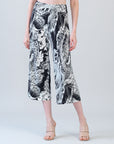 Signature Modern Gaucho Pant - Abstract Etch