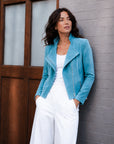 Soft Suede - Signature Jacket - Ocean