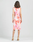 Butter Knit - Side Slit Midi Dress - Sunset Petals - Final Sale