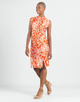 Butter Knit - Side Slit Midi Dress - Paisley Lotus - Final Sale!