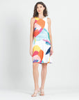 Jewel Neck Swing Dress - Sunburst Petal - Final Sale!