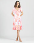 Butter Knit - Flutter Sleeve A-Line Midi Dress - Final Sale! - Clara Sunwoo