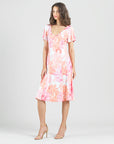 Butter Knit - Flutter Sleeve A-Line Midi Dress - Final Sale! - Clara Sunwoo