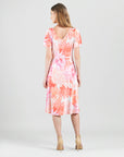 Butter Knit - Flutter Sleeve A-Line Midi Dress - Final Sale! - Clara Sunwoo