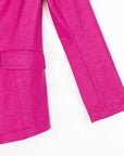 Liquid Leather™ Signature Pocket Blazer - Magenta - Final Sale!