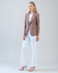Liquid Leather™ Signature Pocket Blazer - Taupe