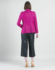 Liquid Leather™ Signature Pocket Blazer - Magenta - Final Sale!