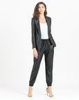 Liquid Leather™ Signature Pocket Blazer - Black