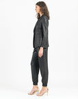 Liquid Leather™ Signature Pocket Blazer - Black