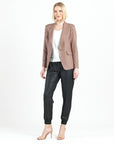 Liquid Leather™ Signature Pocket Blazer - Taupe