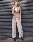 Liquid Leather™ Signature Pocket Blazer - Taupe