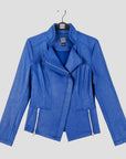 Liquid Leather™ Signature Jacket - Cobalt - Clara Sunwoo