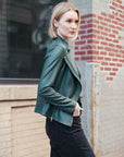 Liquid Leather™ Signature Jacket - Hunter Green - Clara Sunwoo