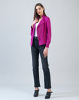 Liquid Leather™ Signature Jacket - Magenta