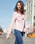 Liquid Leather™ Signature Jacket - Pink - Clara Sunwoo