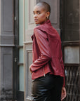 Liquid Leather™ Signature Jacket - Ruby