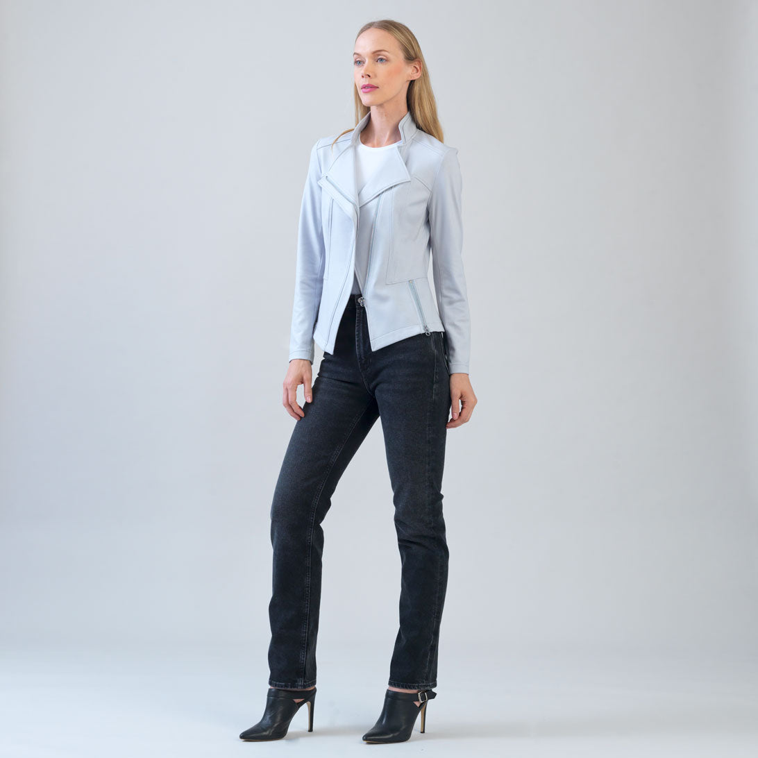 Liquid Leather™ Signature Jacket - Stone - Limited Sizes – Clara