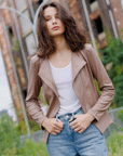 Liquid Leather™ Signature Jacket - Taupe
