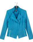 PRE-ORDER SHIPS WEEK OF 6/29-7/3 - Liquid Leather™ Signature Jacket - Teal