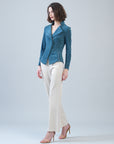 Soft Suede - Signature Jacket - Blue Moss