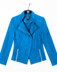 Soft Suede - Signature Jacket - French Blue