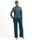 Liquid Leather™ Signature Jacket - Hunter Green - Clara Sunwoo