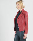 Liquid Leather™ Signature Jacket - Ruby