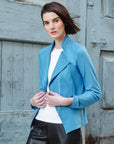 Liquid Leather™ Signature Jacket - Sky Blue