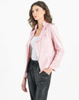 Liquid Leather™ Signature Jacket - Pink - Clara Sunwoo