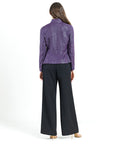 Liquid Leather™ Signature Jacket - Eggplant - Limited Size XS Only!