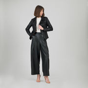 Liquid Leather™ Studded Jacket - Black