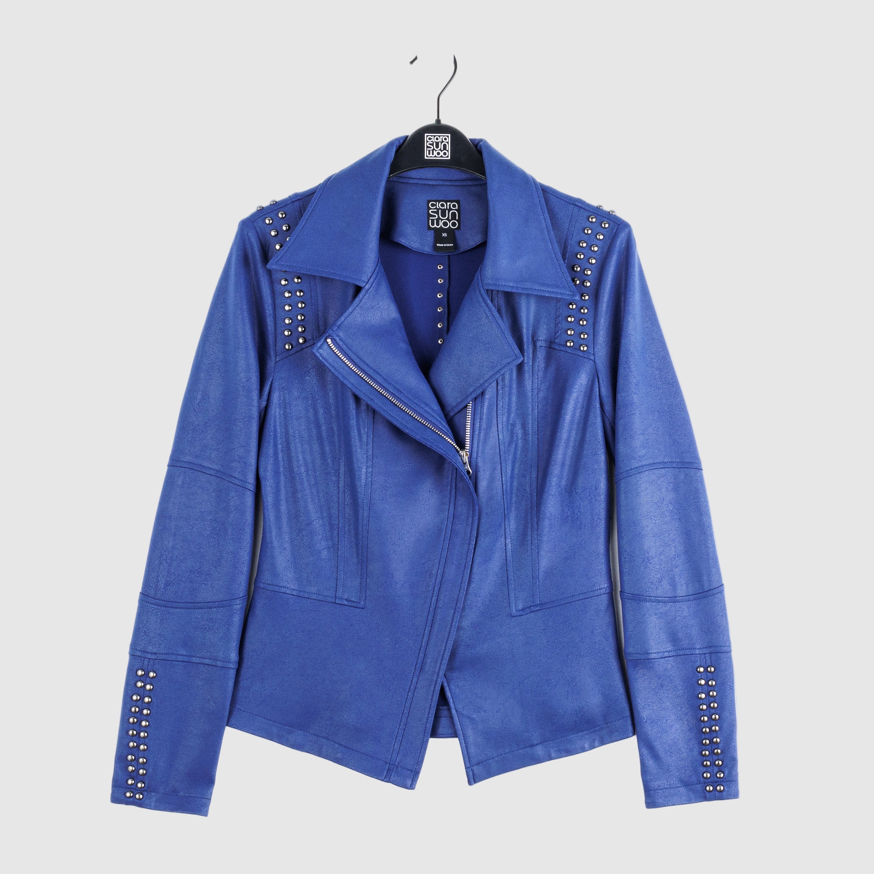 ジャケット・アウター c1989 over eco leather jacket Vintage Leather Vented Motorcycle Jacket w/Concealed Pockets