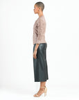 Liquid Leather™ Ruched Detail Jacket - Taupe - Final Sale - Clara Sunwoo