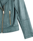Liquid Leather™ Moto Zip Jacket - Hunter Green - Final Sale