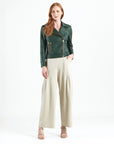 Liquid Leather™ Moto Zip Jacket - Hunter Green - Final Sale