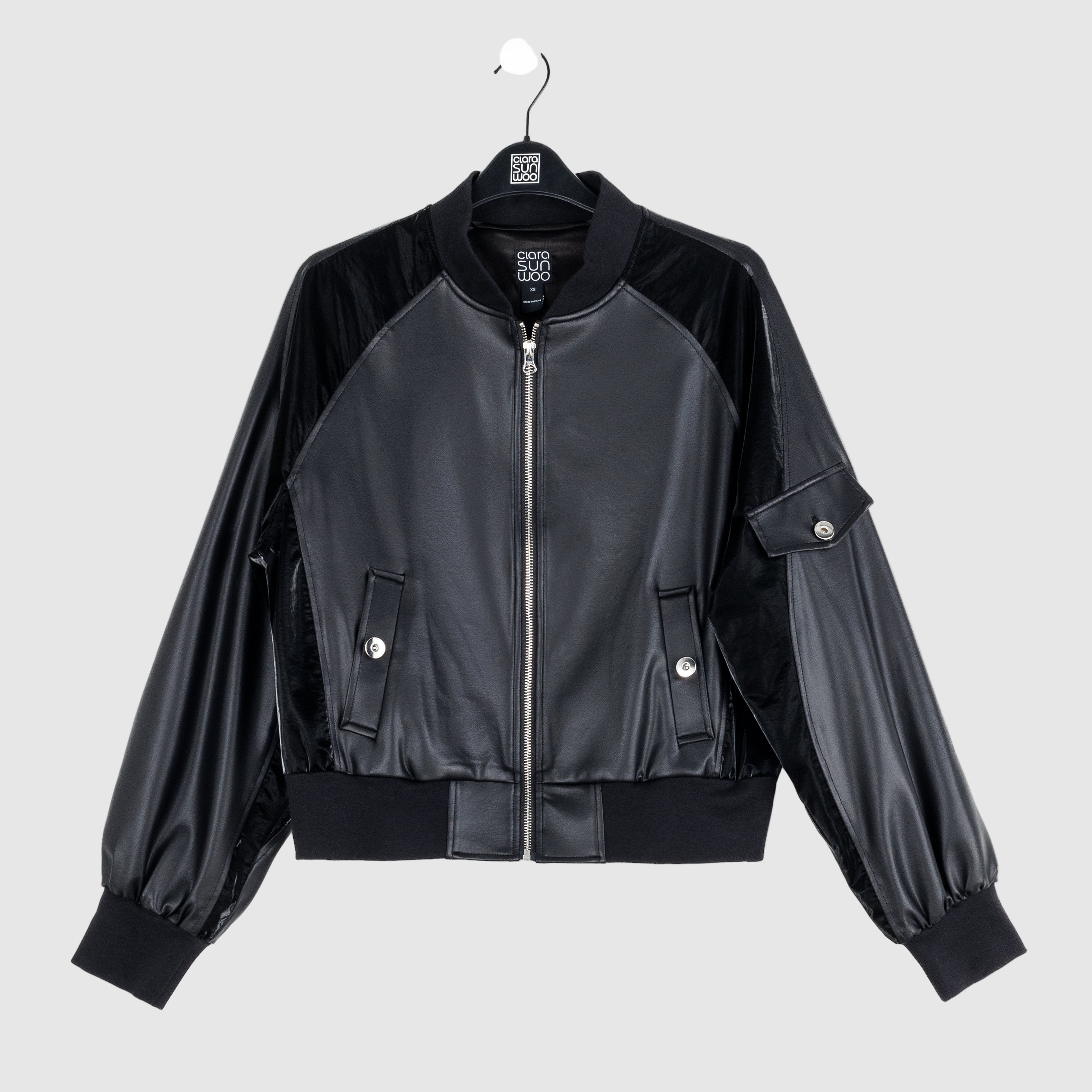 ジャケット・アウター ZOE Liquid bonber coat / black Zoe puffer jacket